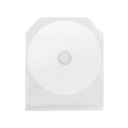 CD/DVD-Hüllen - Ungelocht, transparent, Packung mit...