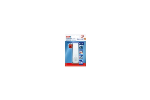 tesa Powerstrips Haken XL Rechteck 3kg selbstklebend weiß