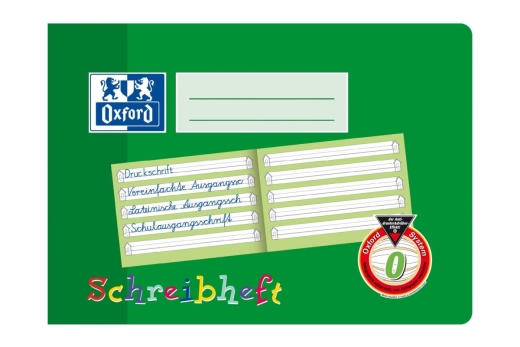 Oxford Schreiblernheft A5 quer 16 Blatt Lineatur 0 10Stk