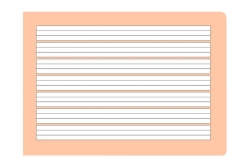 Oxford Schreiblernheft A5 quer 16 Blatt Lineatur 1q 10Stk