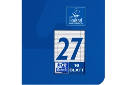 Oxford Schulheft A4 16 Blatt liniert mit Rand L 15Stk