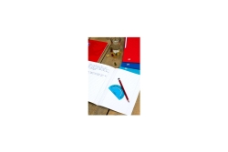 Oxford Collegeblock A4+220x295mm 80 Bl. Liniert Rand L+R