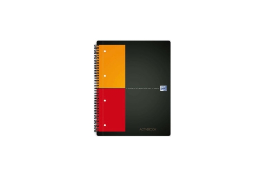 Oxford International Activebook A5+ kariert 5 mm 80 Blatt