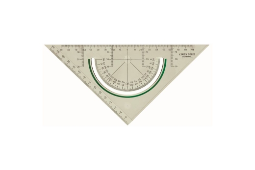 LINEX Super Serie Geo-Dreieck Kunststoff 225 cm Hypotenuse