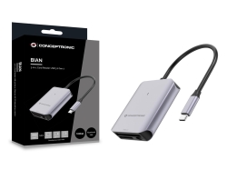 CONCEPTRONIC Kartenleser USB-C3.2->SD/TF4.0/CFast2.0...