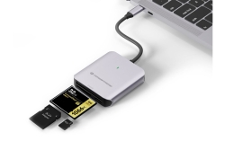 CONCEPTRONIC Kartenleser USB-C3.2->SD/TF4.0/CFast2.0 schwarz