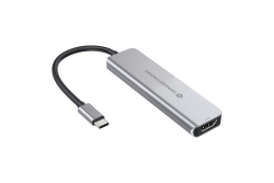 CONCEPTRONIC 6-1 Dock USB-C->HDMI/2xUSB-A/SD/TF/+ 15cm gr