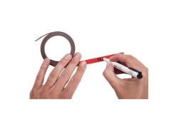 MAUL Magnetstreifen, 1cm x100 cm, 2 St. rot