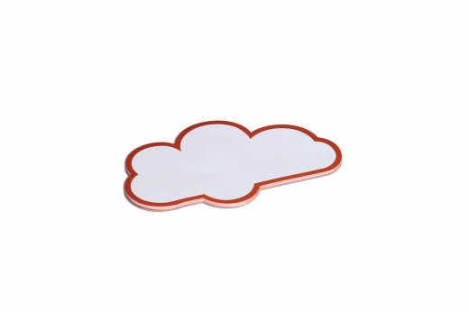 MAUL Moderationskarten Wolke, 14 x 23 cm, 20 St./Pack weiß