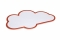 MAUL Moderationskarten Wolke, 27 x 43 cm, 20 St./Pack weiß