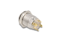 DELOCK Drucktaster zum Einbau 12mm 4x Lötanschluss...