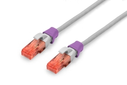 DIGITUS Farbclips für Patchkabel 100 Stk. Violett