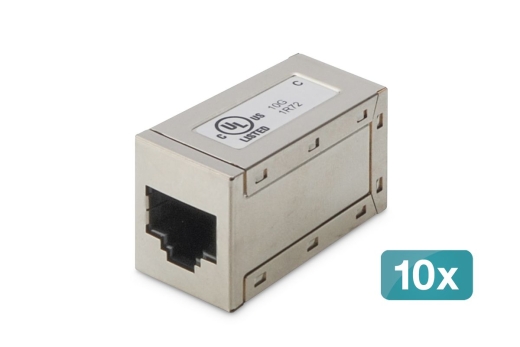 DIGITUS modulare Kupplung CAT 6 geschirmt - 10 Stk.