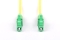 DIGITUS Glasfaser-Simplex-Patchkabel, Singlemode, LC/APC 15m