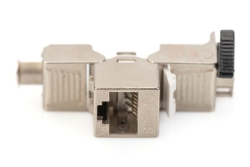DIGITUS CAT 6A Keystone Modul geschirmt mit Kabelmanager 4St
