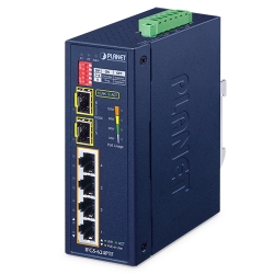 PLANET Industrial 4-Port 100TX+2-Port 100TX SFP IFGS-624PTF