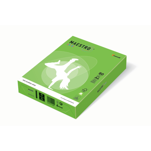 Kopierpapier MAESTRO® Color Intensiv, A4, 80g/m², 500 Blatt, maigrün