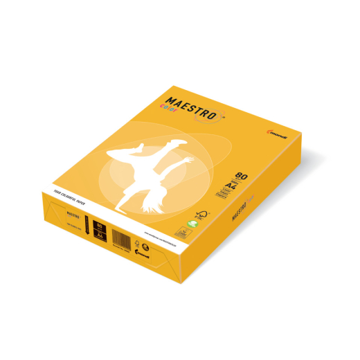 Kopierpapier MAESTRO® Color Intensiv, A4, 80g/m², 500 Blatt, sonnengelb