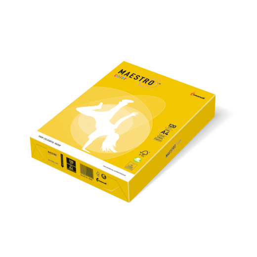 Kopierpapier MAESTRO® Color Intensiv, A4, 120g/m², 250 Blatt, intensivgelb