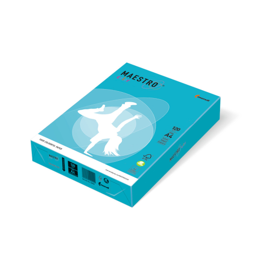 Kopierpapier MAESTRO® Color Intensiv, A4, 120g/m², 250 Blatt, wasserblau