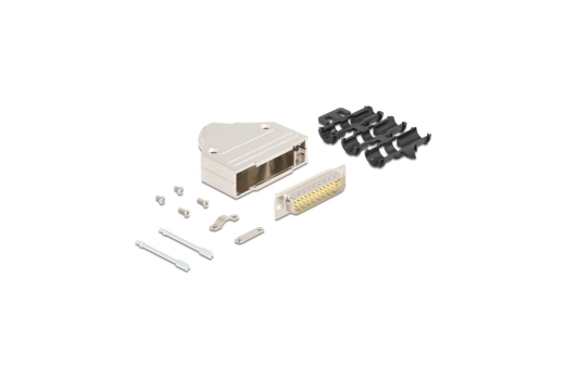 DELOCK Steckergehäuse Sub-D 25Pin aus Metall Stecker