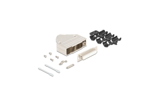DELOCK Steckergehäuse Sub-D 25Pin aus Metall Buchse
