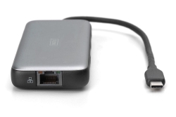 DIGITUS Docking USB-C->HDMI,USB3.2,RJ45,SD,MicroSD,PD...