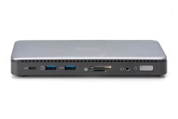DIGITUS Docking USB-C->HDMI,DP,USBA,USBC,RJ45,DC,Audio silbe
