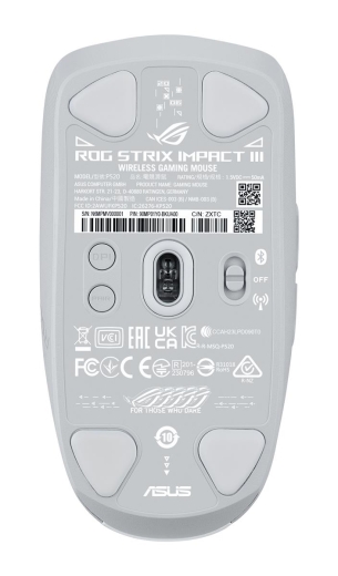 ASUS MAUS ROG Strix IMPACT III WIRELESS WHITE