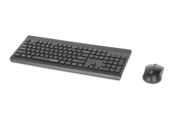 MANHATTAN Funk-Tastatur-Maus-Set MWK7350 schwarz