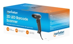 MANHATTAN 2D LED Barcodescanner 320mm 1,4m USB-Kabel schwarz