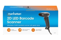 MANHATTAN 2D LED Barcodescanner 320mm 1,4m USB-Kabel schwarz