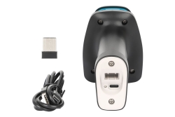 MANHATTAN 2D LED Funk-Barcodescanner 450mm IP52