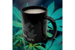 Mad Monkey - Tasse High Life Weed - mit Farbwechsel