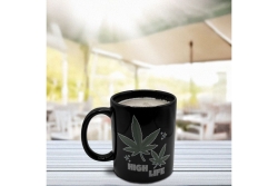 Mad Monkey - Tasse High Life Weed - mit Farbwechsel