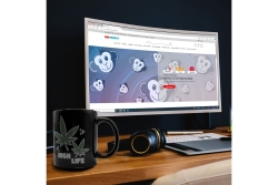 Mad Monkey - Tasse High Life Weed - mit Farbwechsel
