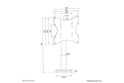 Neomounts TIS 23-43 1TFT schwarz Max.50KG abschraubbar