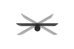 Neomounts TIS 23-43 1TFT schwarz Max.50KG abschraubbar
