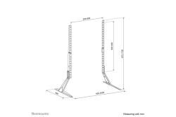 Neomounts Tischfuss 23-75 1TFT schwarz Max.40KG