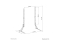 Neomounts Tischfuss 23-75 1TFT schwarz Max.40KG