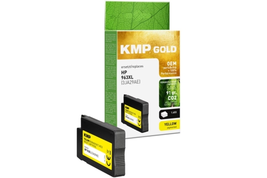 KMP GOLD Patrone HP 963XL (3JA29AE) yellow 2000 S. remanufactured