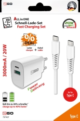2GO Ladegerät 20W 2-Port 1xUSB-C/1xUSB-A...