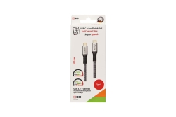 2GO Datenkabel USB-C 240W 3.2 Thunderbolt 3 200cm schwarz