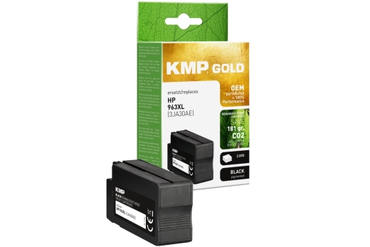 KMP GOLD Patrone HP 963XL (3JA30AE) black 2300 S. remanufactured