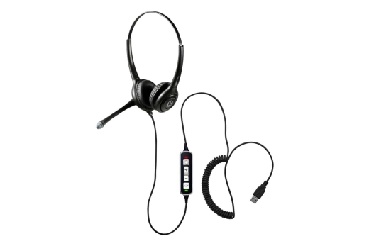 Geemarc CLA3 USB-A-Kopfhörer + Mikrofon, Hörgerätekompatibel