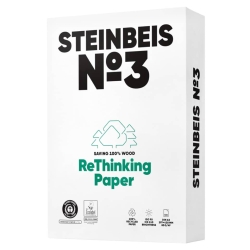 No. 3 - Pure White - Recyclingpapier, A3, 80g,...