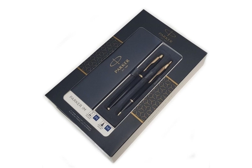 PARKER Füller & Kugelschreiber DuoSet Black G.T IM M Geschenkbox