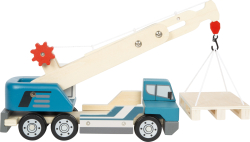 Kranwagen mit Palette
