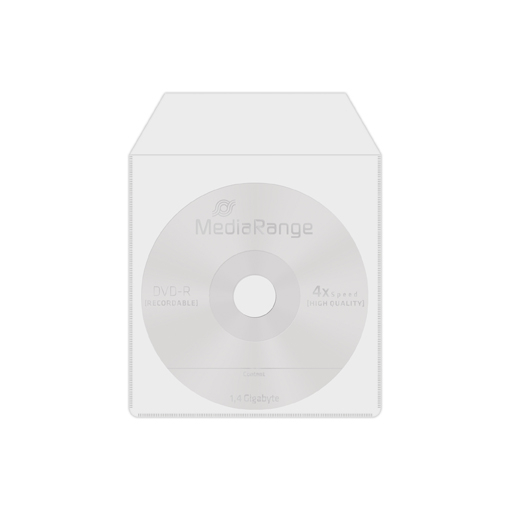 MediaRange Plastiktaschen Mini CD-R u. Mini DVD-R,50er Pack