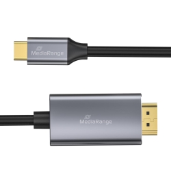 MediaRange USB-C 3.2 Gen. auf HDMI Video-Adapterkabel 1,8m